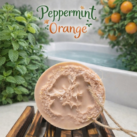 Hand Crafted  Foot Scrub 1 - 5oz Natural Loofah Infused - Picture 4 of 14